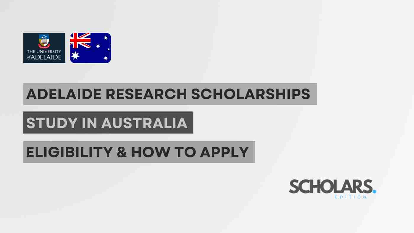 Adelaide Summer Research Scholarships (2024-2025)