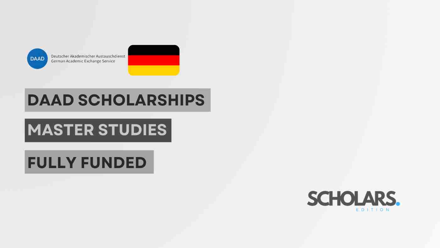 DAAD Scholarships for Master Studies(Fully Funded)