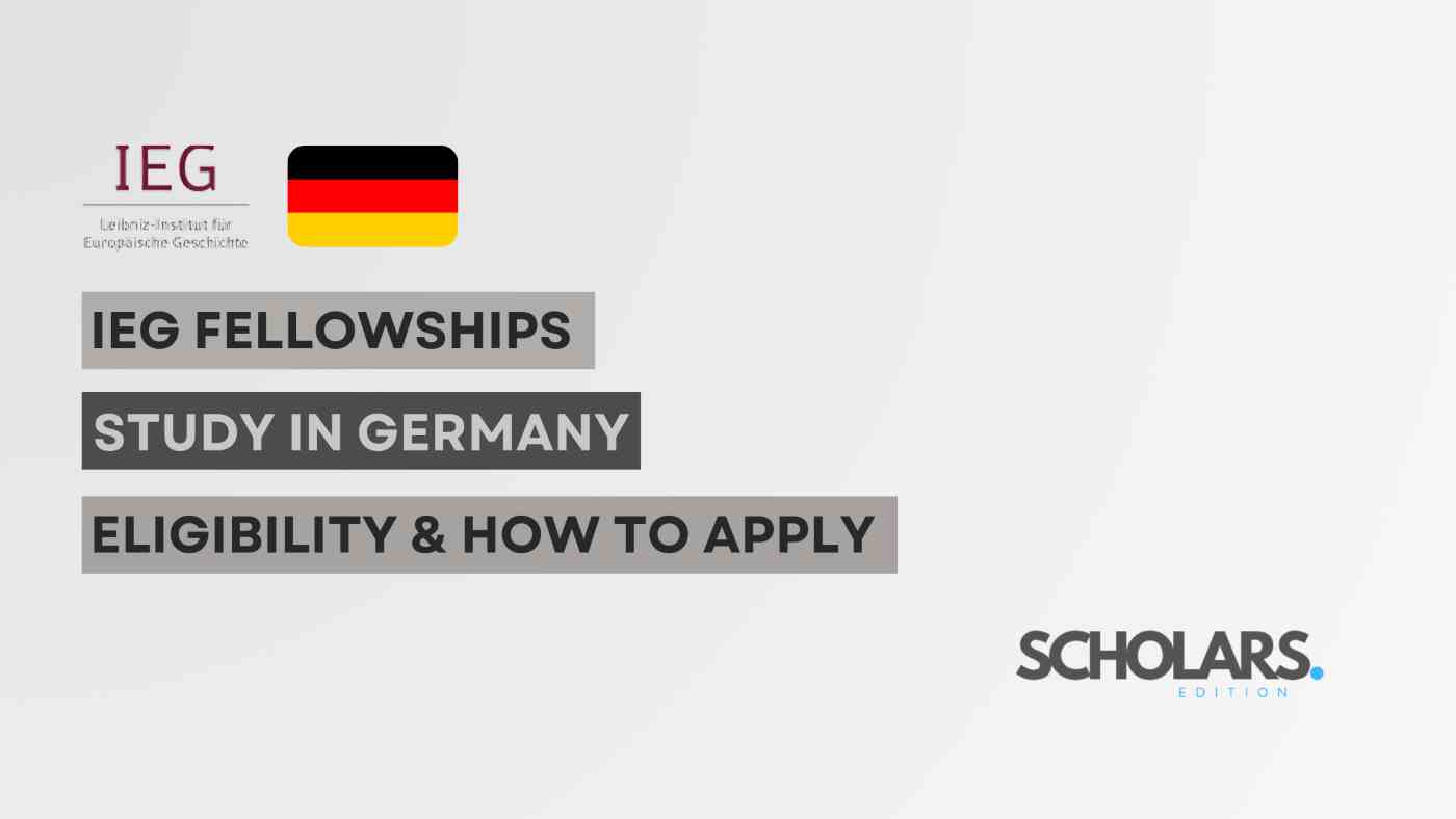 IEG Fellowships for Doctoral Students 2025(Germany)