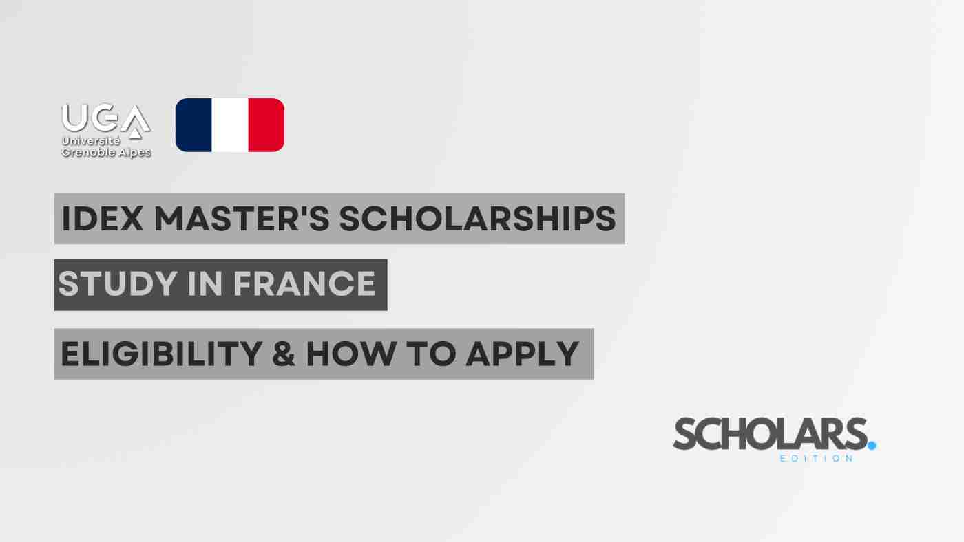 Idex Master’s Scholarships 2024-2025(France)