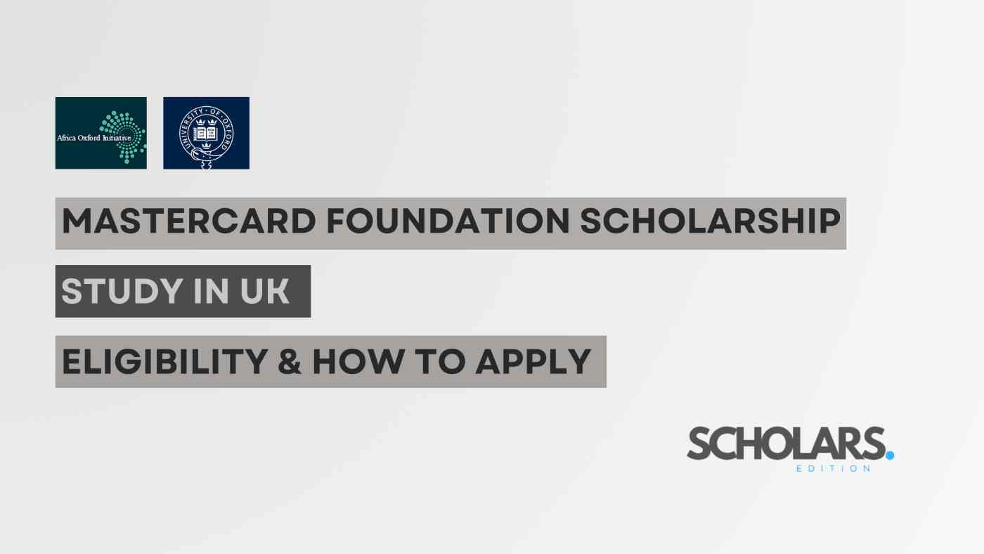Mastercard Foundation Scholars Program | University of Oxford(UK)