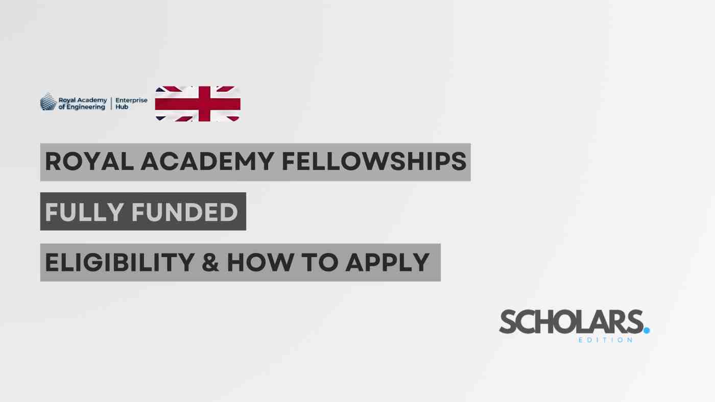 Royal Academy of Engineering Enterprise Fellowships 2025 (UK)